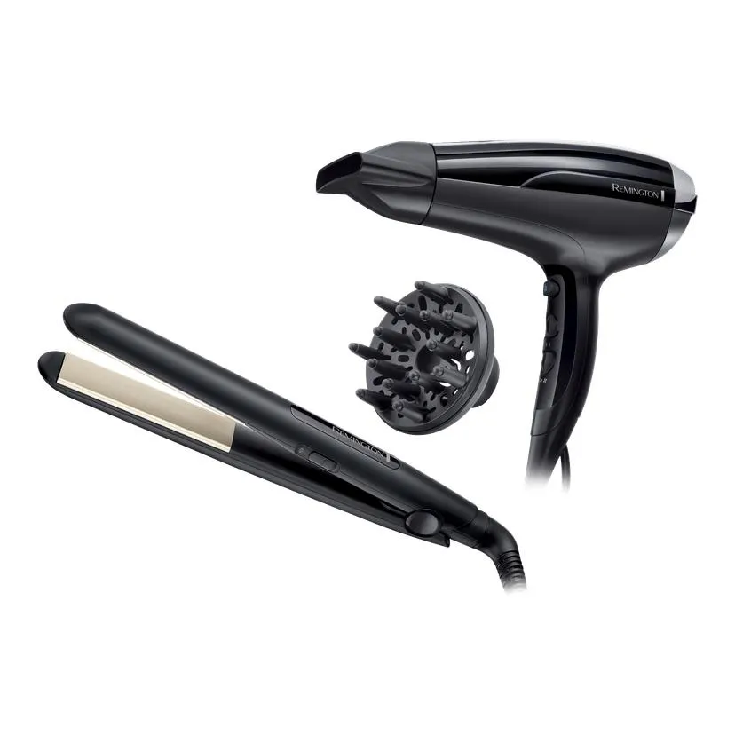 Suszarka i prostownica do włosów D5215 Pro-Air Shine Dryer + S1510 Ceramic Slim 2 części