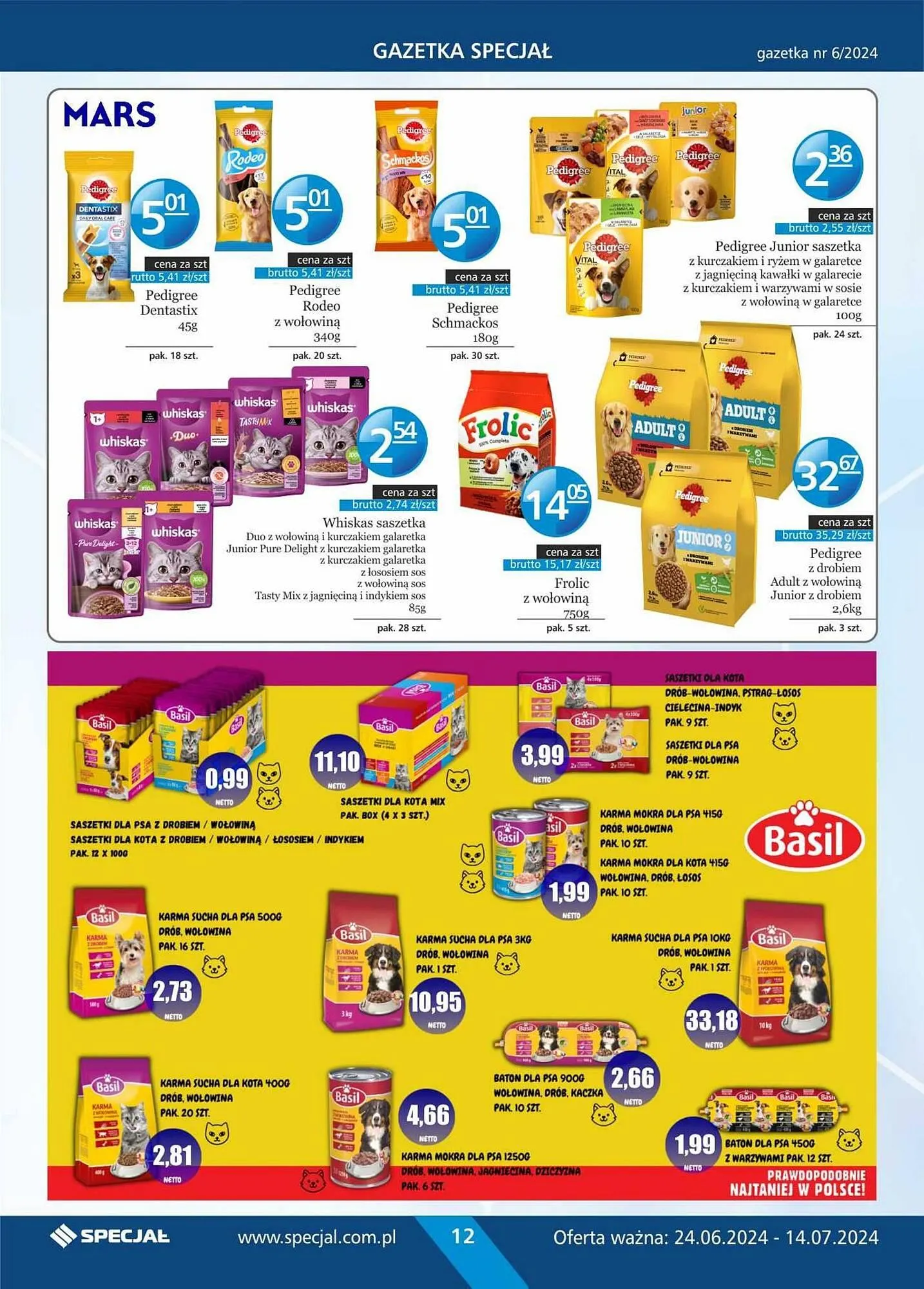 Gazetka Specjał gazetka od 24 czerwca do 14 lipca 2024 - Strona 12