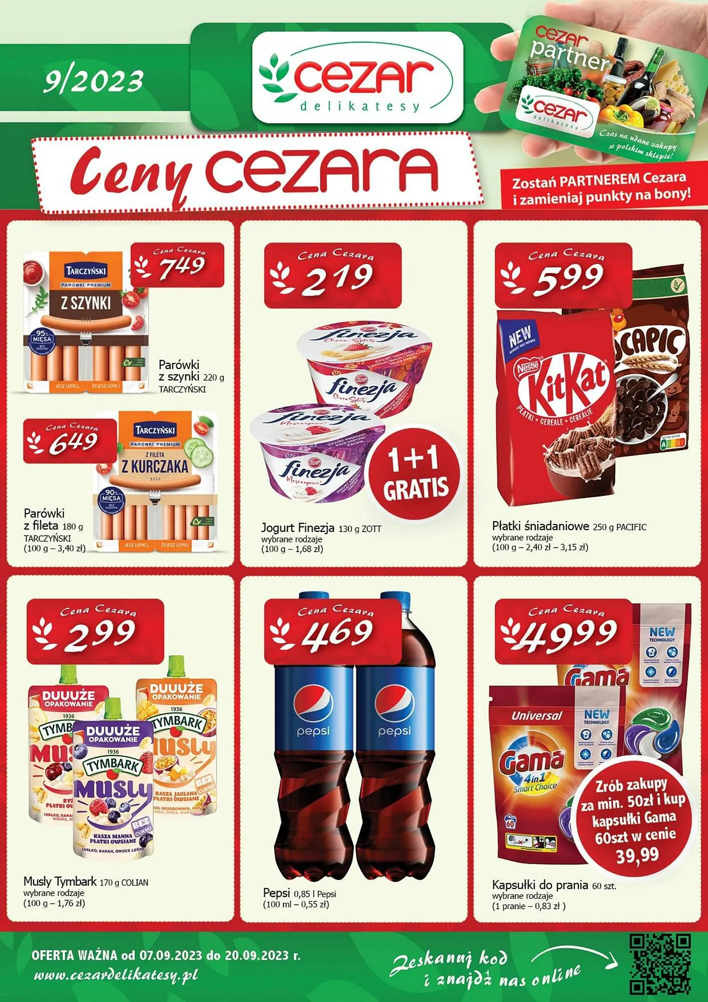 Cezar Delikatesy gazetka - 1