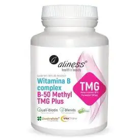 Aliness Witamina B Complex B-50 Methyl TMG Plus 100 szt.