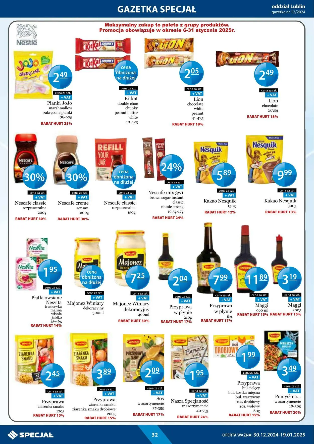 Gazetka Specjał od 30 grudnia do 19 stycznia 2026 - Strona 32