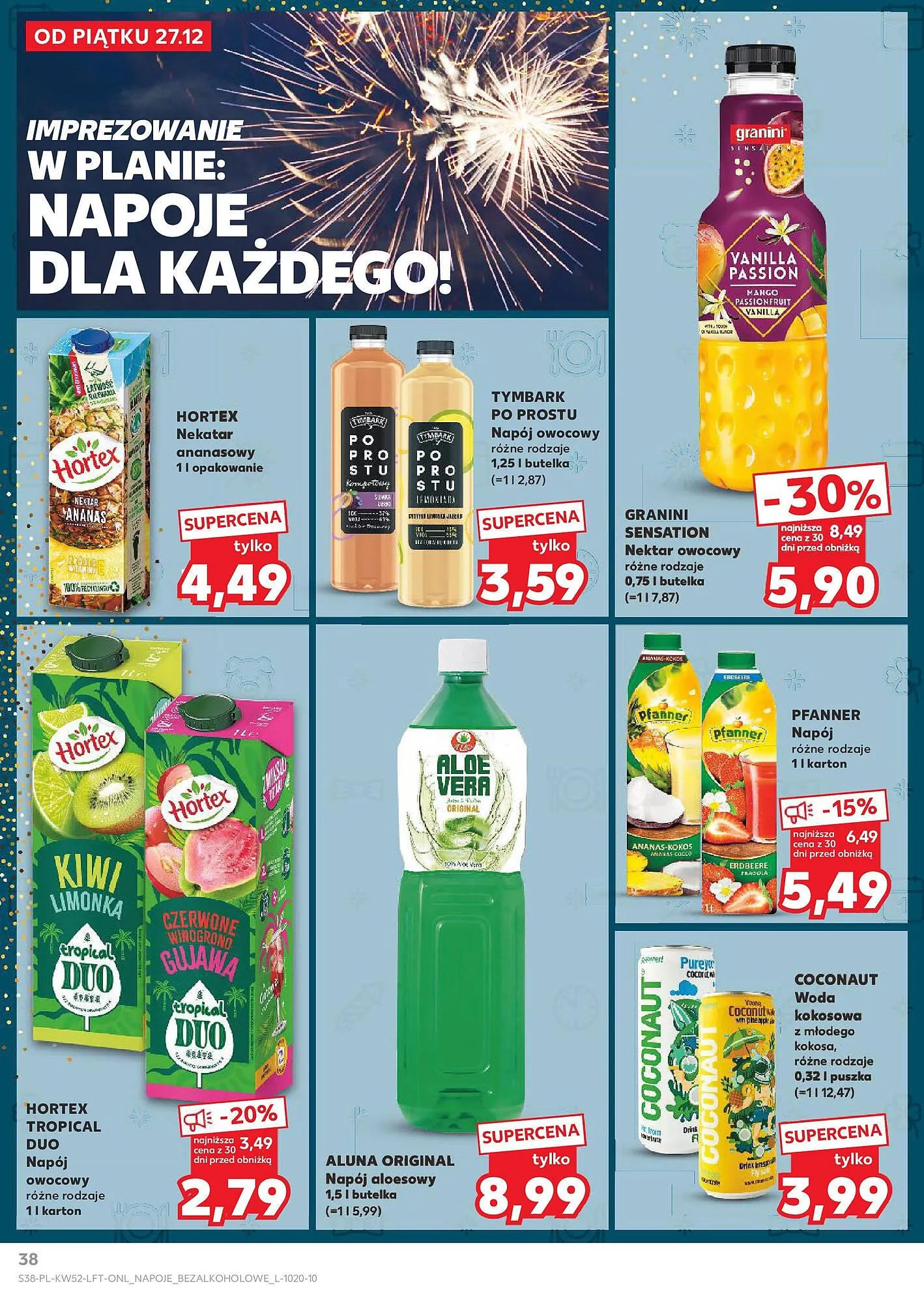 Gazetka Kaufland gazetka od 27 grudnia do 31 grudnia 2024 - Strona 38