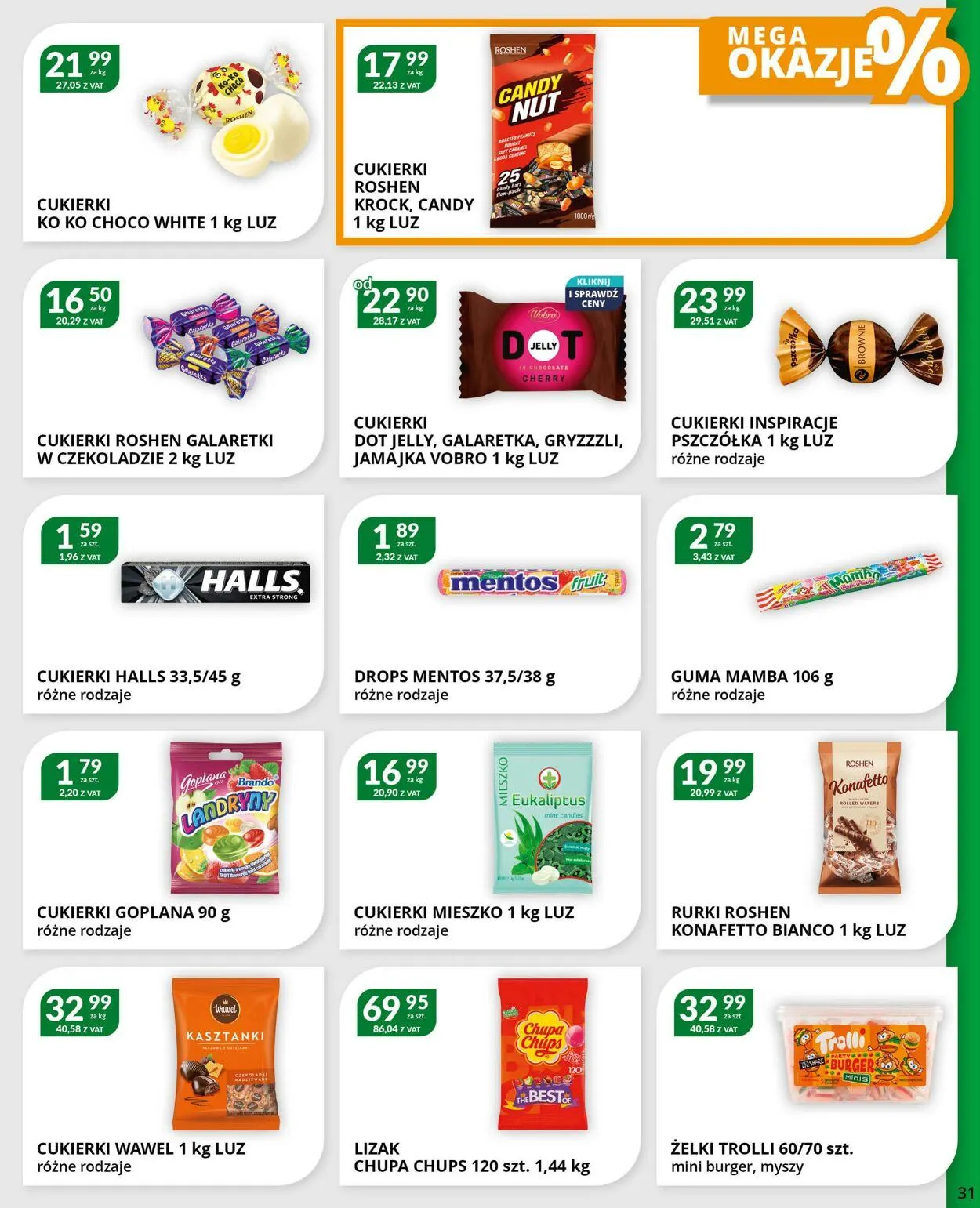 Gazetka Eurocash Aktualna gazetka od 28 października do 17 listopada 2024 - Strona 31