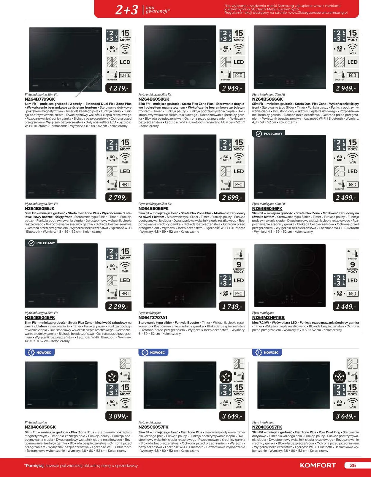 Gazetka Komfort Aktualna gazetka od 25 października do 31 stycznia 2024 - Strona 35