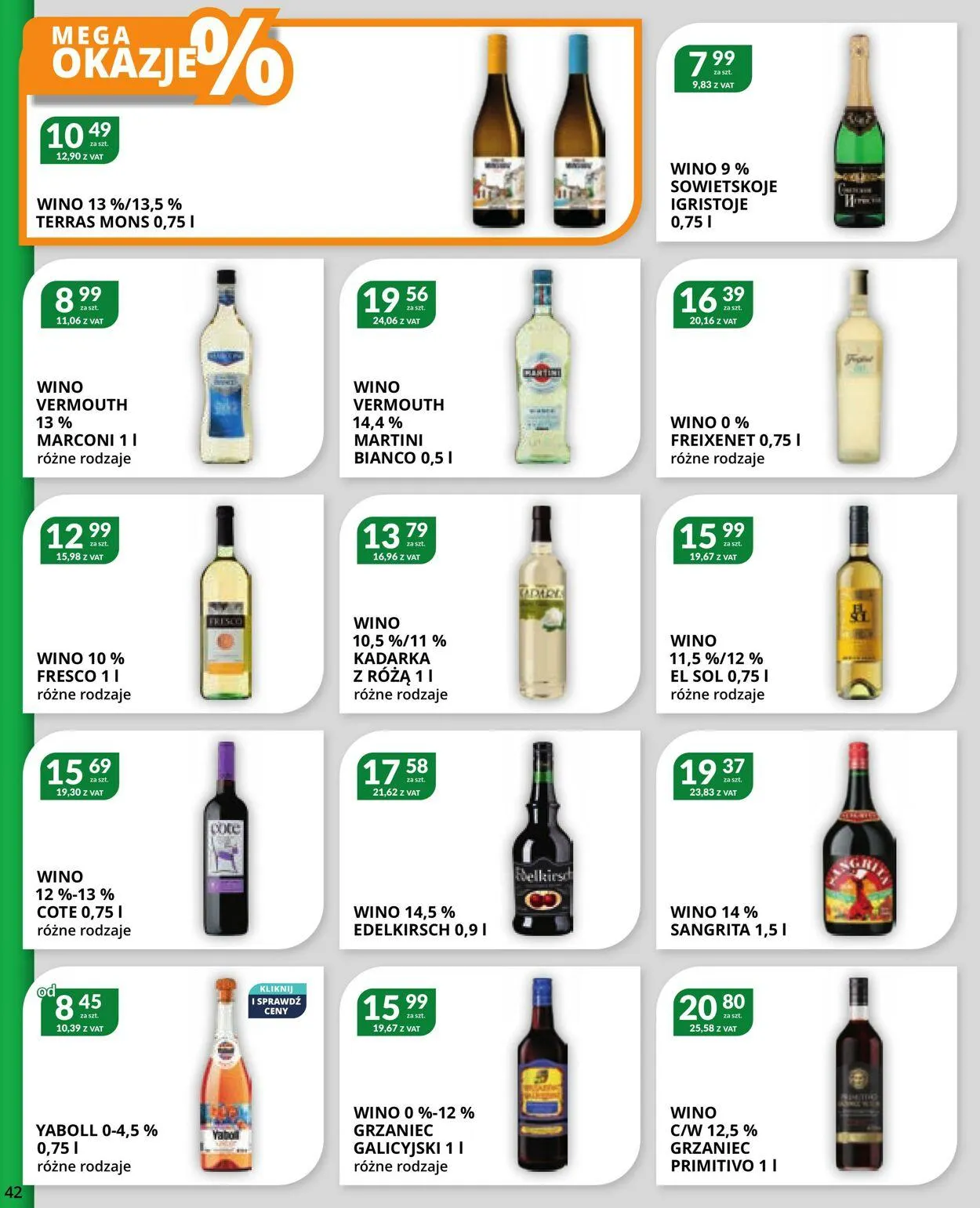 Gazetka Eurocash Aktualna gazetka od 7 stycznia do 26 stycznia 2025 - Strona 42