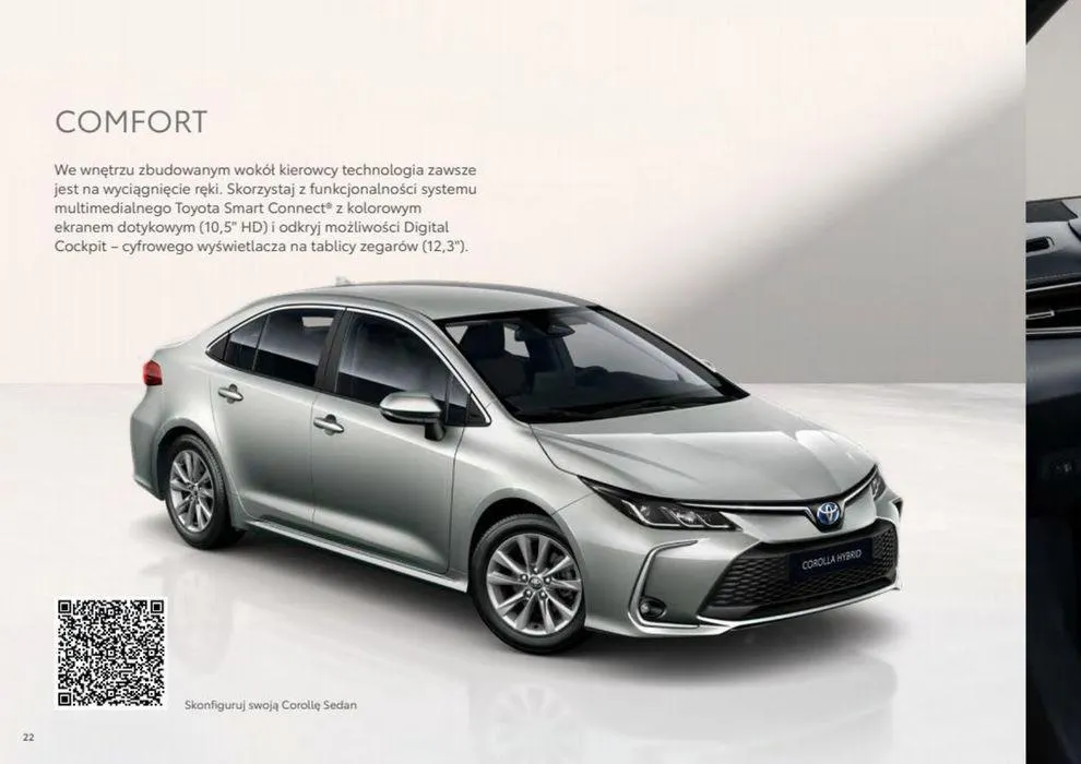 Gazetka Corolla Sedan 2023 od 22 maja do 22 maja 2024 - Strona 22
