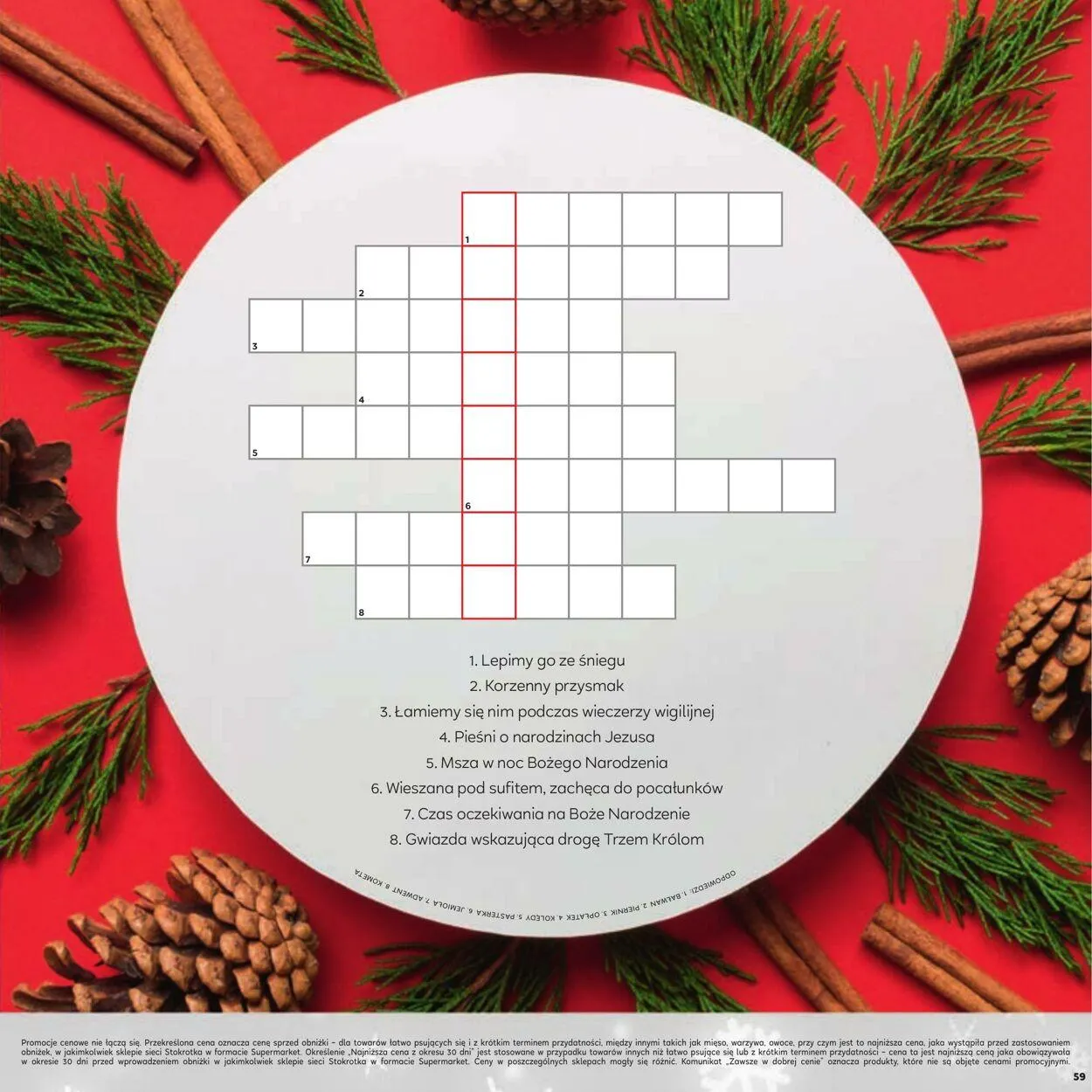 Gazetka Stokrotka Aktualna gazetka od 12 grudnia do 27 grudnia 2024 - Strona 59