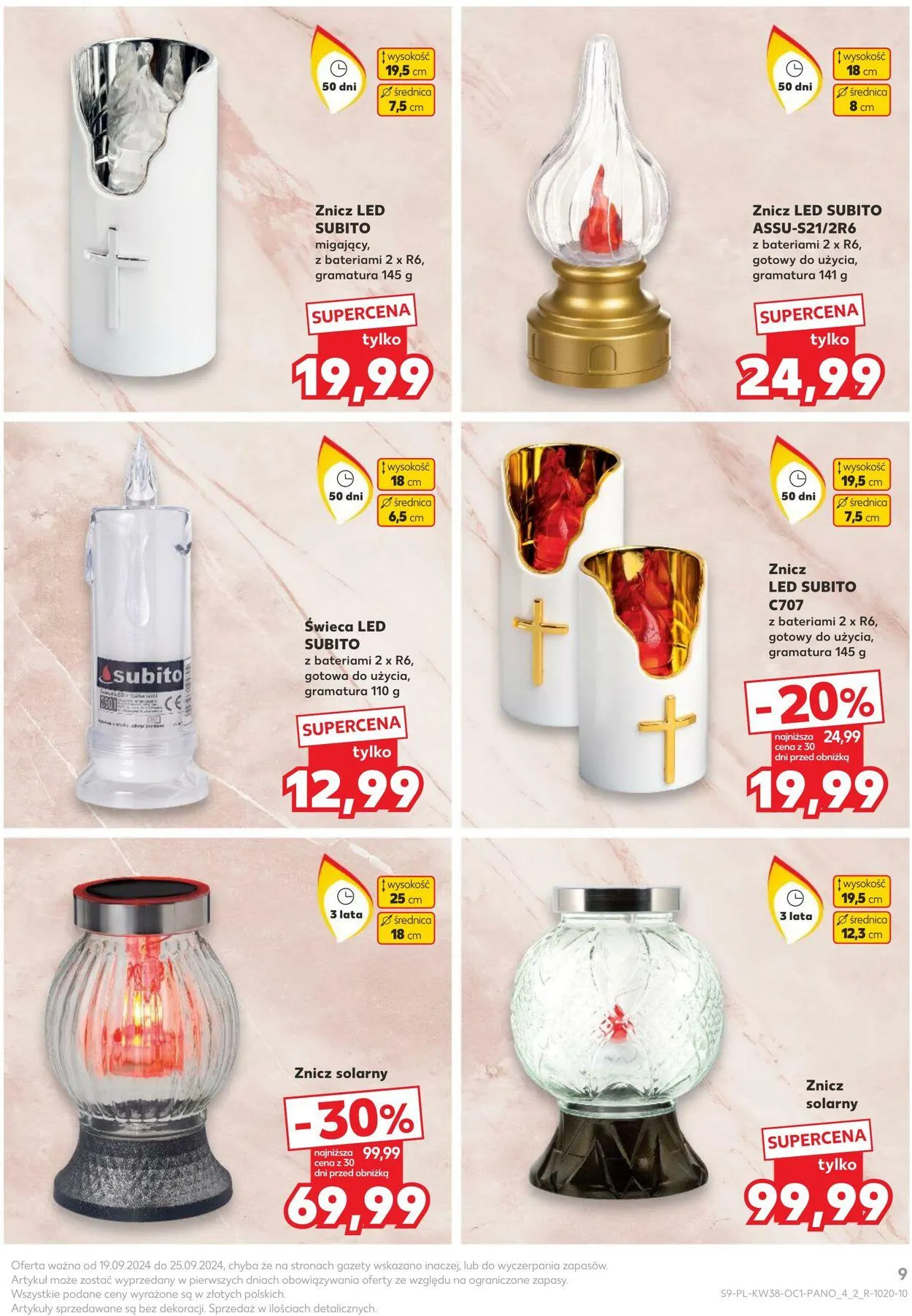 Gazetka Kaufland Aktualna gazetka od 19 września do 6 listopada 2024 - Strona 9