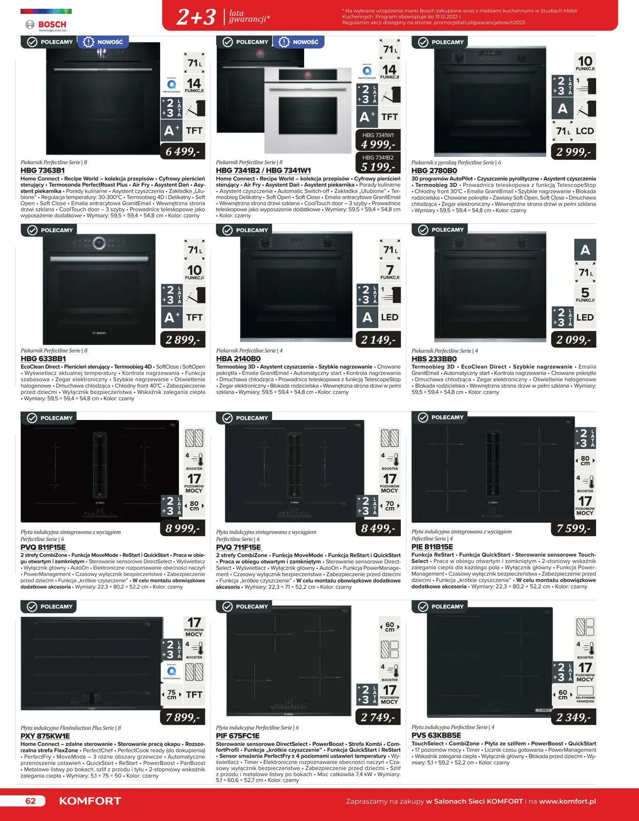 Gazetka Komfort Aktualna gazetka od 25 października do 31 stycznia 2024 - Strona 61