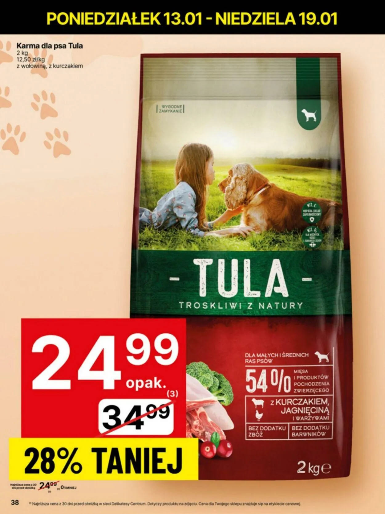 Gazetka Delikatesy Centrum Aktualna gazetka od 13 stycznia do 19 stycznia 2025 - Strona 38