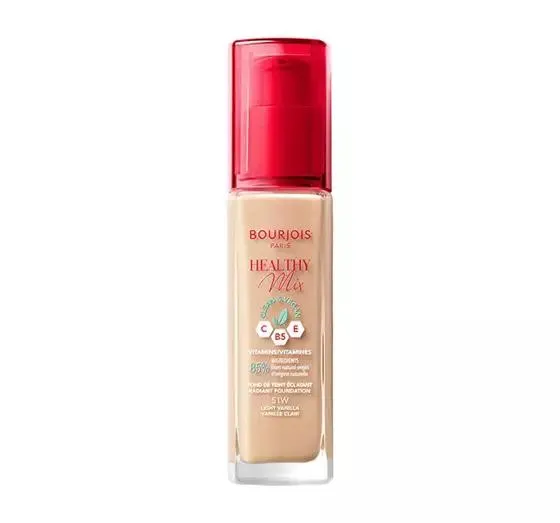 BOURJOIS HEALTHY MIX CLEAN PODKŁAD DO TWARZY 51W LIGHT VANILLA 30ML