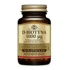 Solgar D-Biotyna 1000 µg 50 szt.