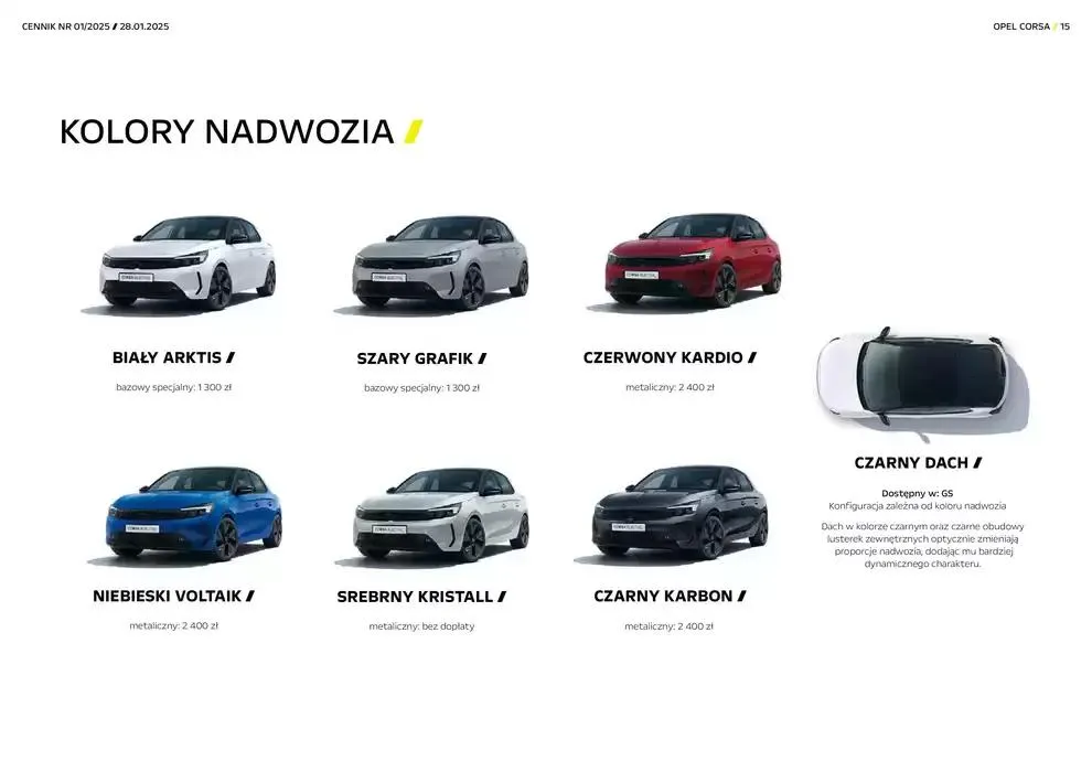 Gazetka Opel Corsa Electric od 30 stycznia do 31 grudnia 2025 - Strona 15
