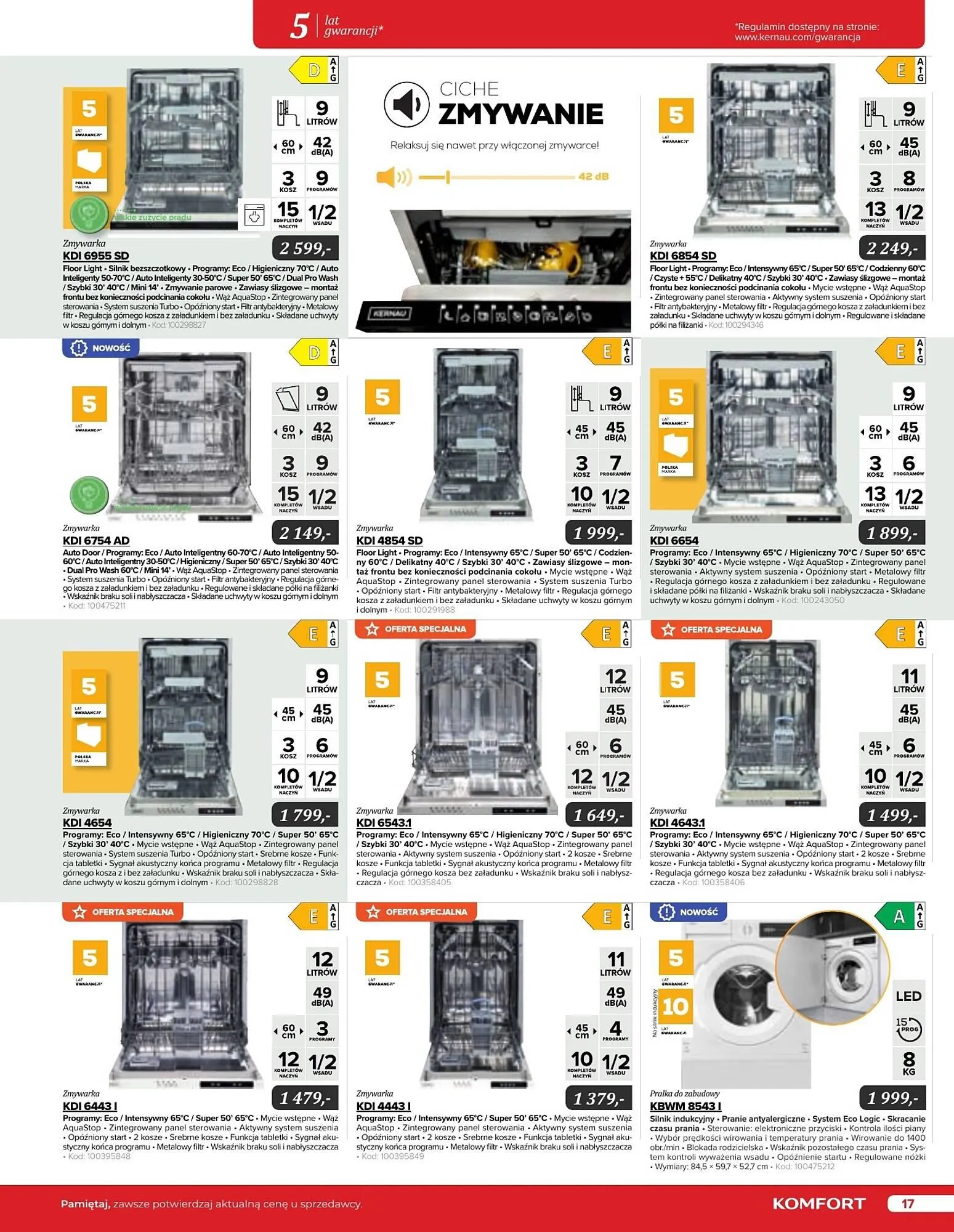 Gazetka Komfort gazetka od 11 września do 31 grudnia 2024 - Strona 17