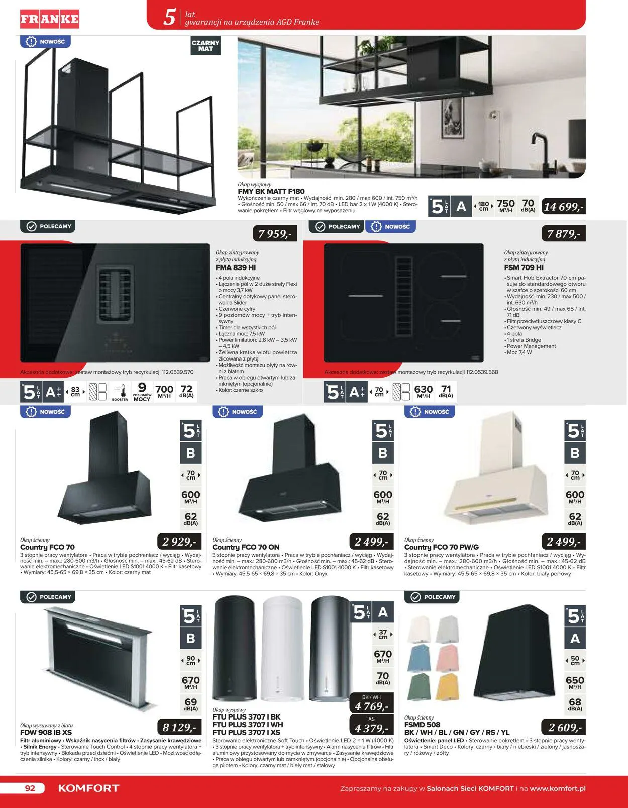 Gazetka Komfort Aktualna gazetka od 25 października do 31 stycznia 2024 - Strona 91