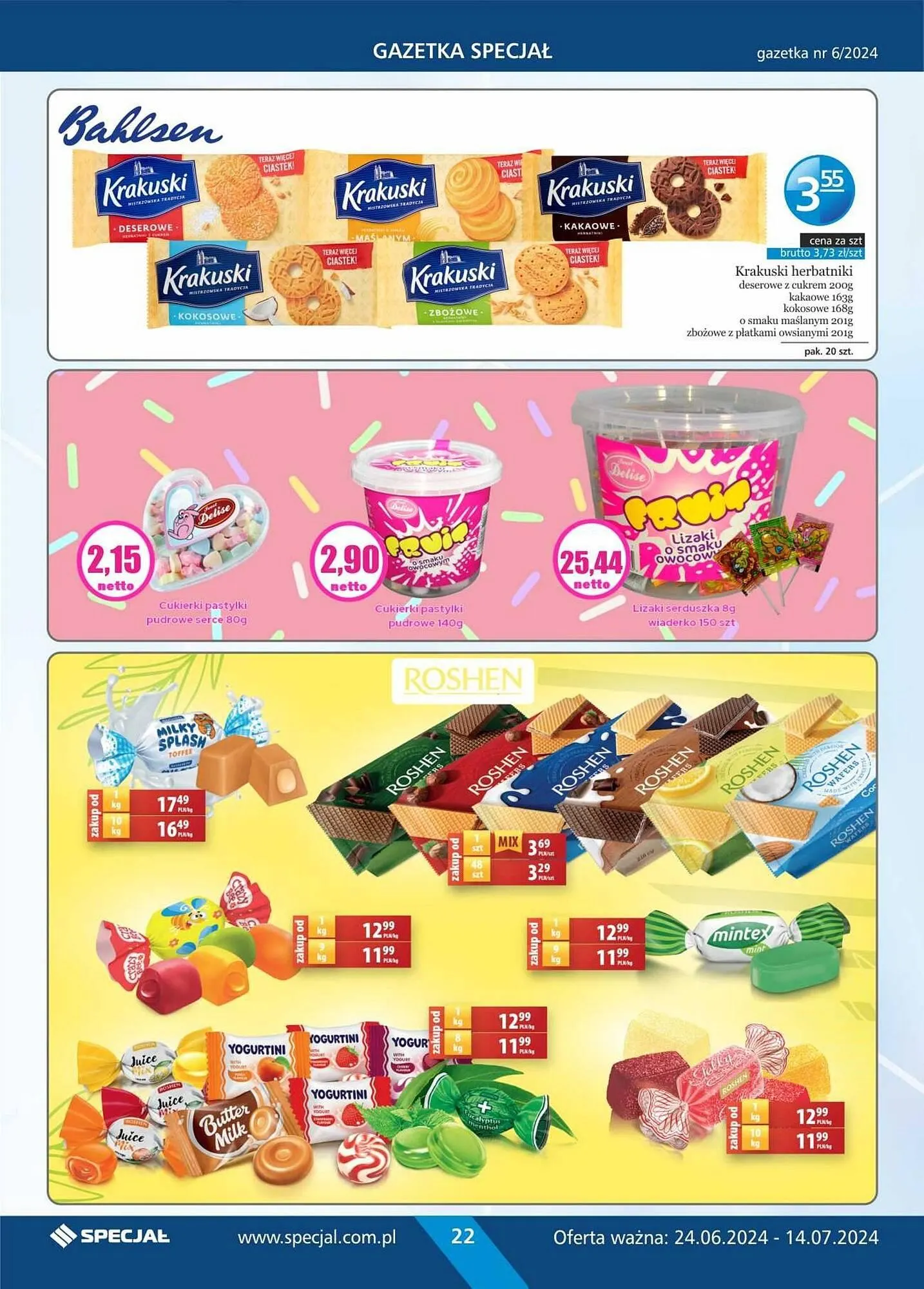 Gazetka Specjał gazetka od 24 czerwca do 14 lipca 2024 - Strona 22