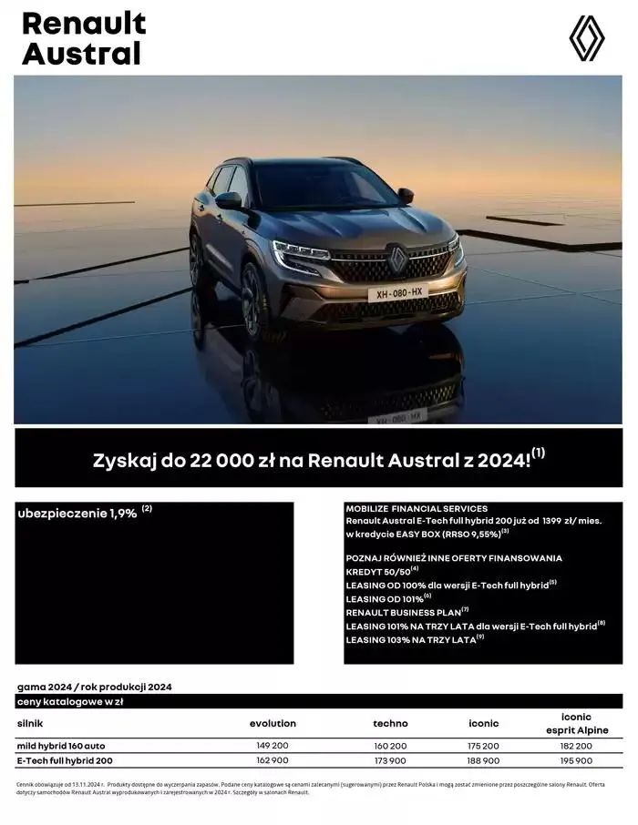Gazetka Renault Austral od 5 grudnia do 5 grudnia 2025 - Strona 1