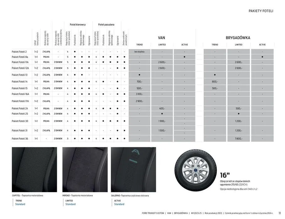 Gazetka FORD TRANSIT CUSTOM od 16 kwietnia do 16 kwietnia 2025 - Strona 11