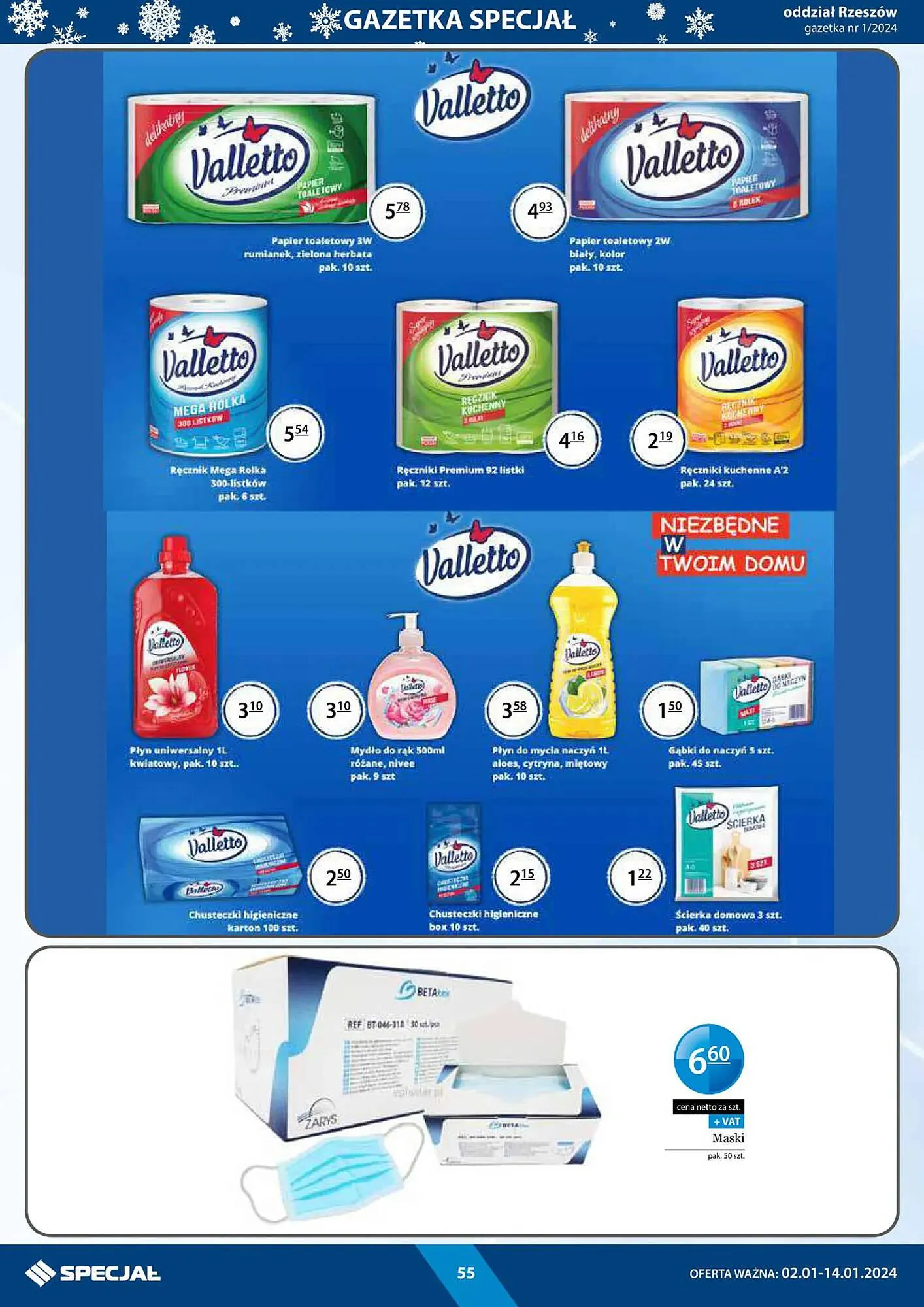 Gazetka Specjał gazetka od 2 stycznia do 14 stycznia 2024 - Strona 55