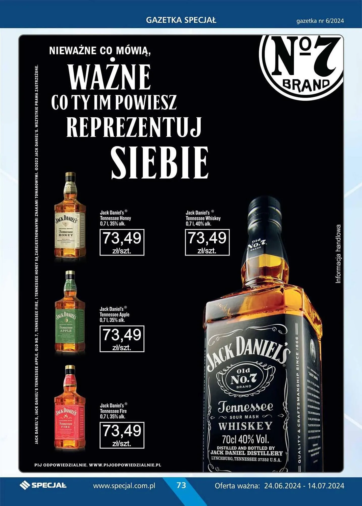 Gazetka Specjał gazetka od 24 czerwca do 14 lipca 2024 - Strona 73