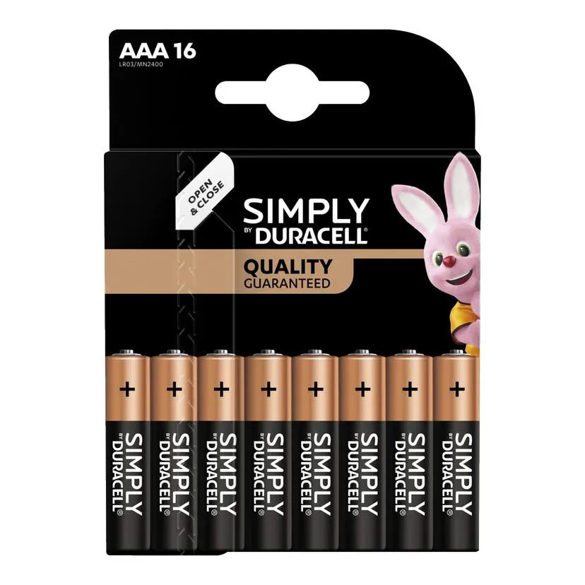 AAA-batterier Simply 16-pk