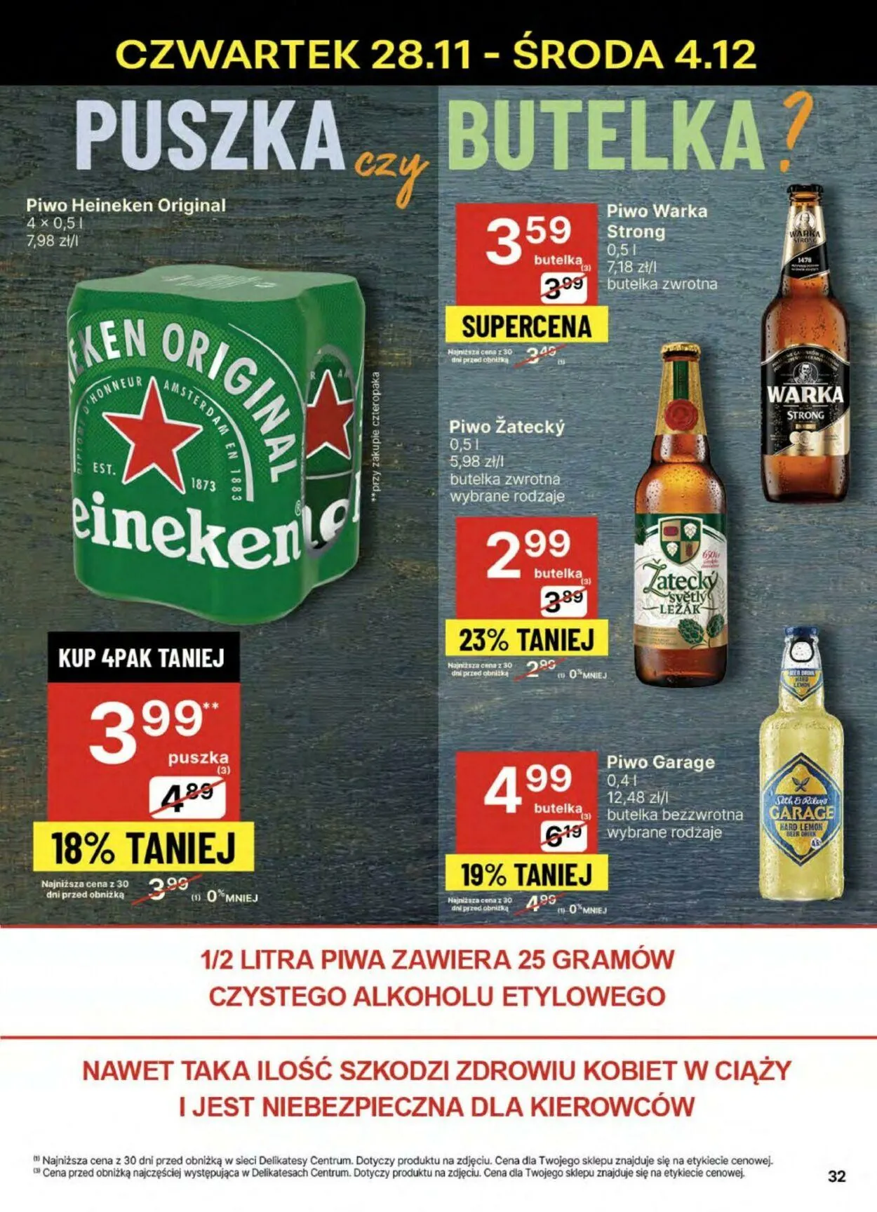 Gazetka Delikatesy Centrum Aktualna gazetka od 28 listopada do 4 grudnia 2024 - Strona 32