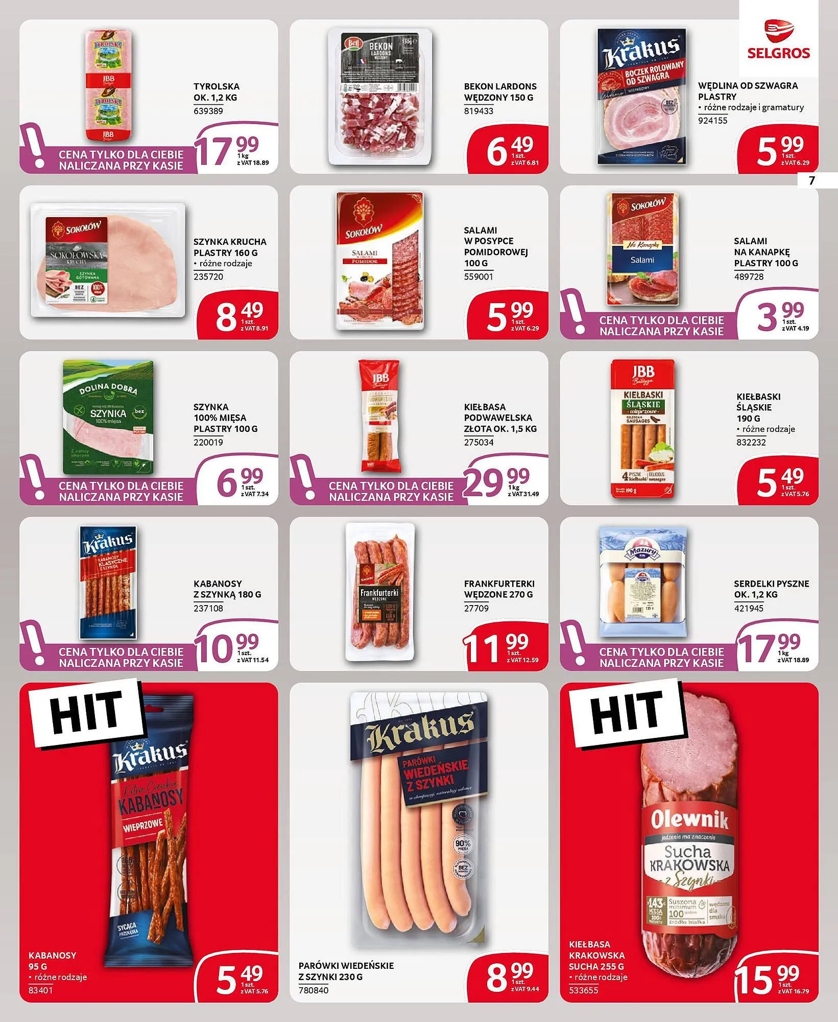 Gazetka Selgros gazetka od 9 stycznia do 22 stycznia 2025 - Strona 7