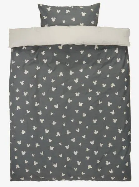 Komplet pościeli MICKEY 140x200 Disney szary