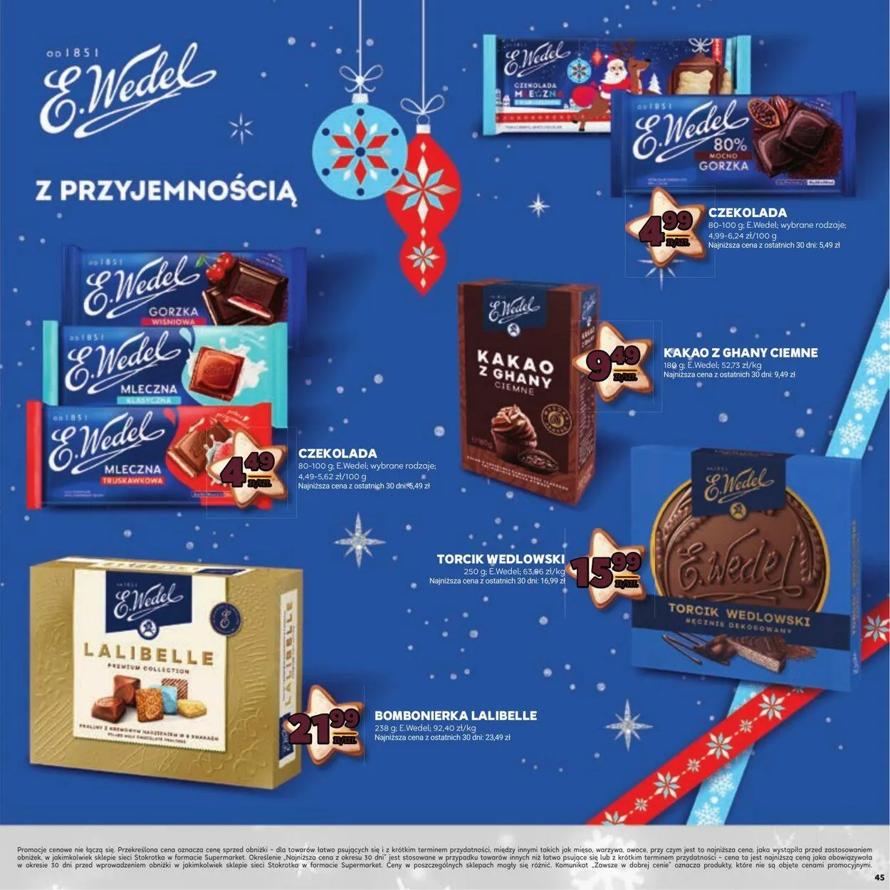 Gazetka Stokrotka Aktualna gazetka od 12 grudnia do 27 grudnia 2024 - Strona 45
