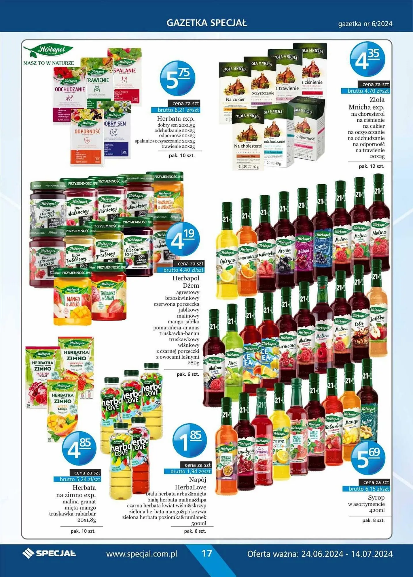 Gazetka Specjał gazetka od 24 czerwca do 14 lipca 2024 - Strona 17