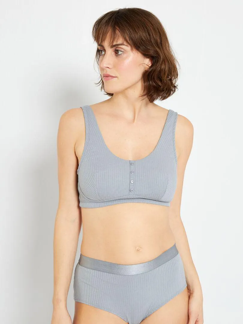 Soutien-gorge post-opératoire - Bleu