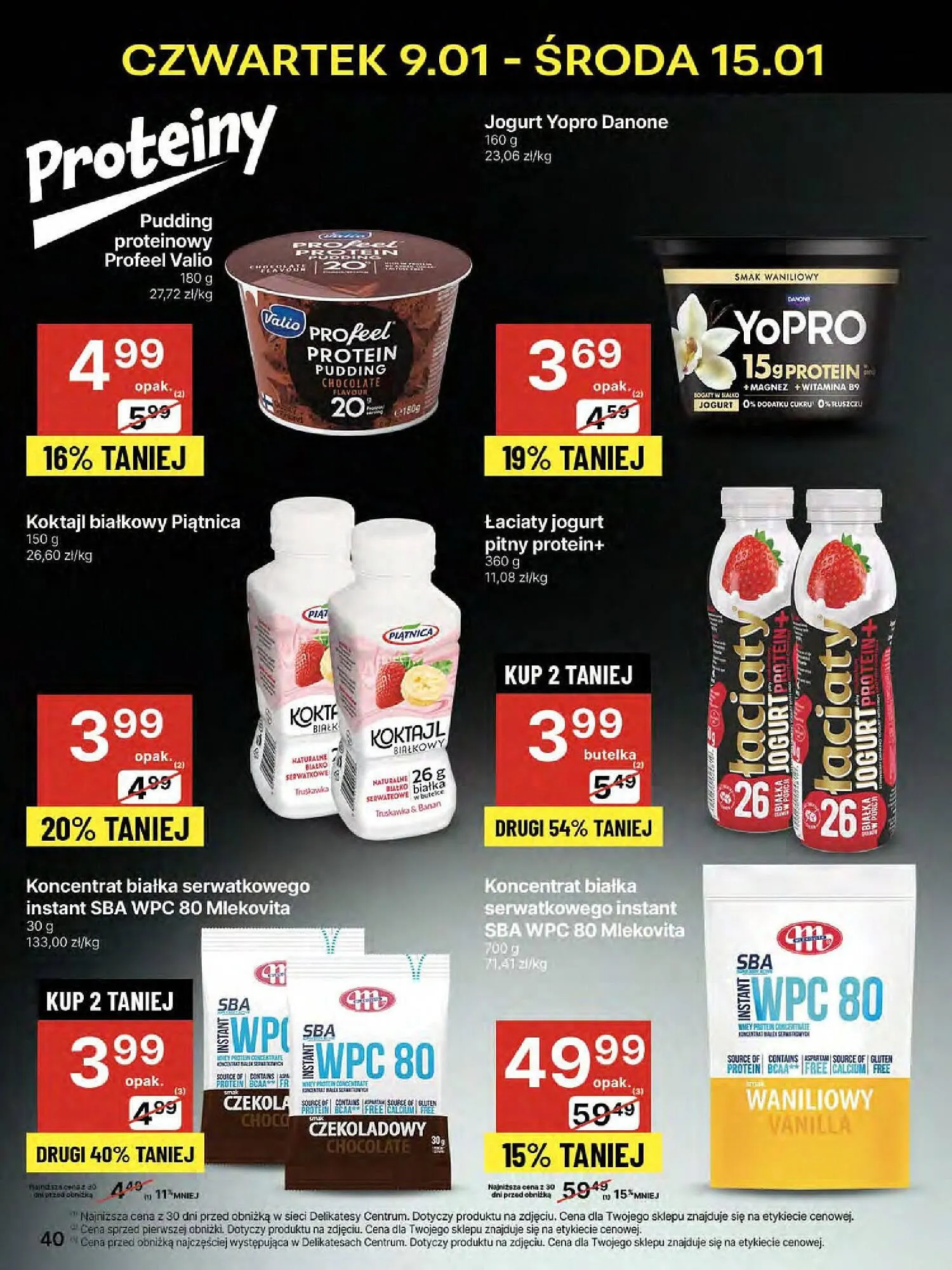 Gazetka Delikatesy Centrum gazetka od 9 stycznia do 15 stycznia 2025 - Strona 40