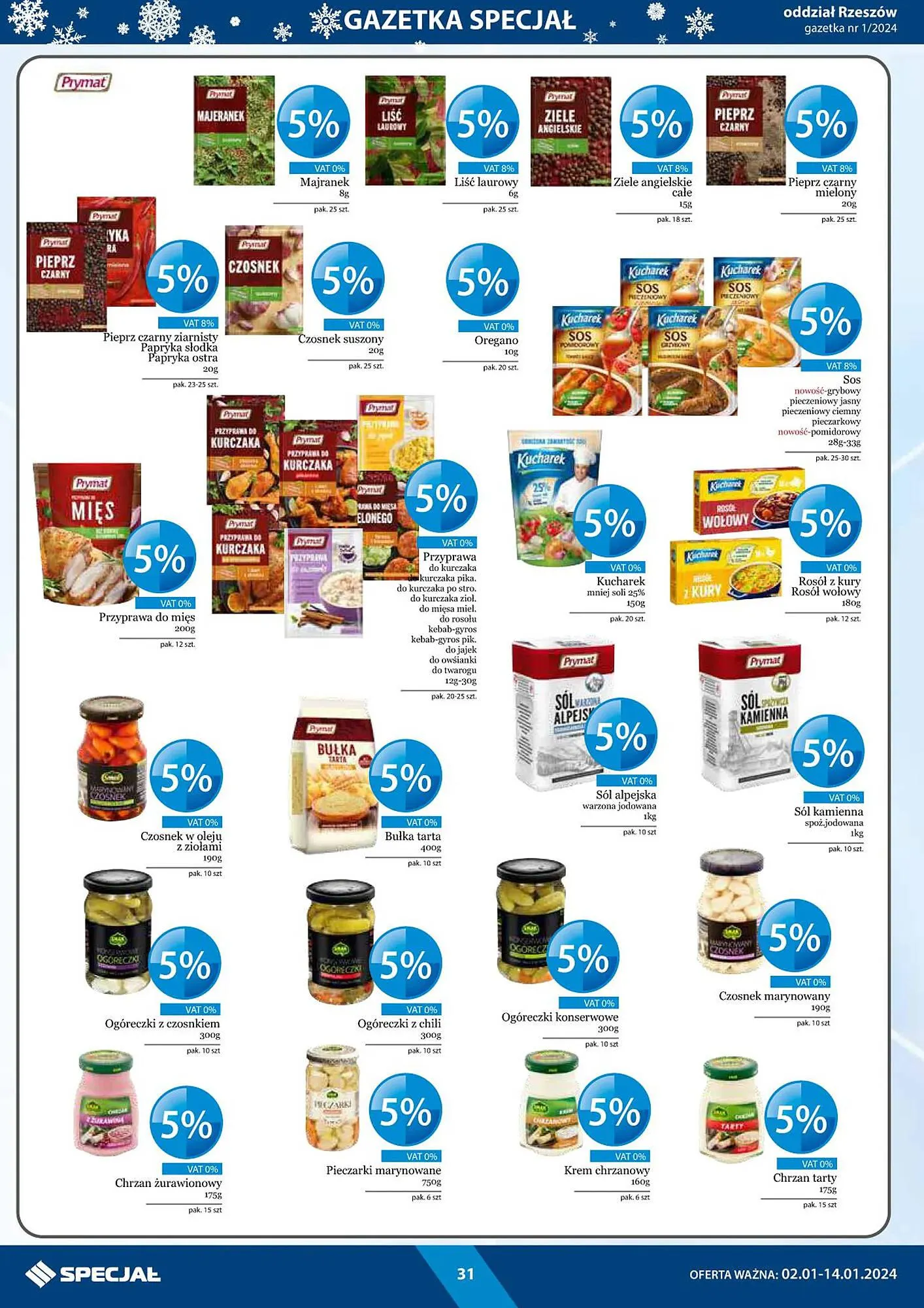 Gazetka Specjał gazetka od 2 stycznia do 14 stycznia 2024 - Strona 31