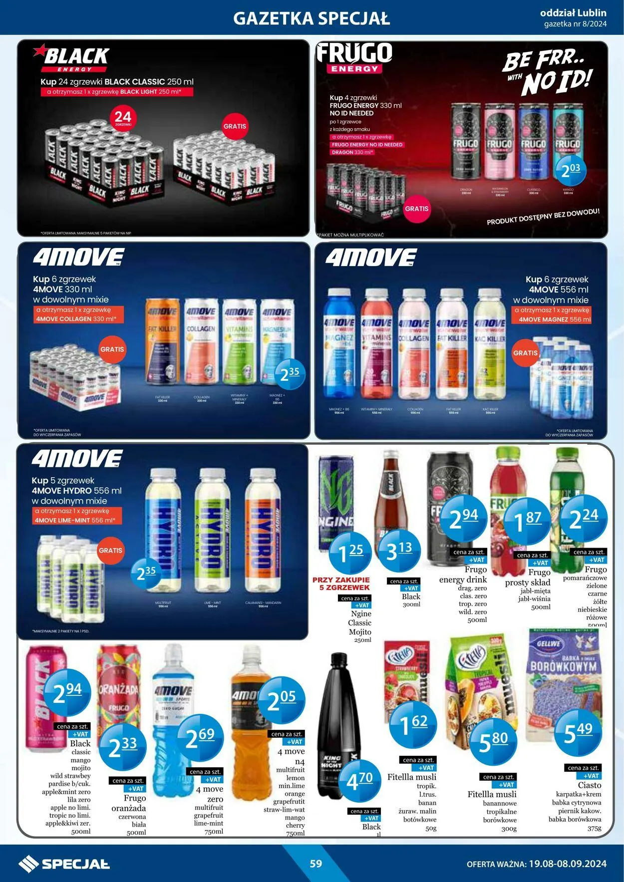Gazetka Specjał od 19 sierpnia do 8 września 2024 - Strona 59