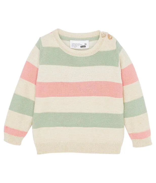 Gestreifter Strickpullover