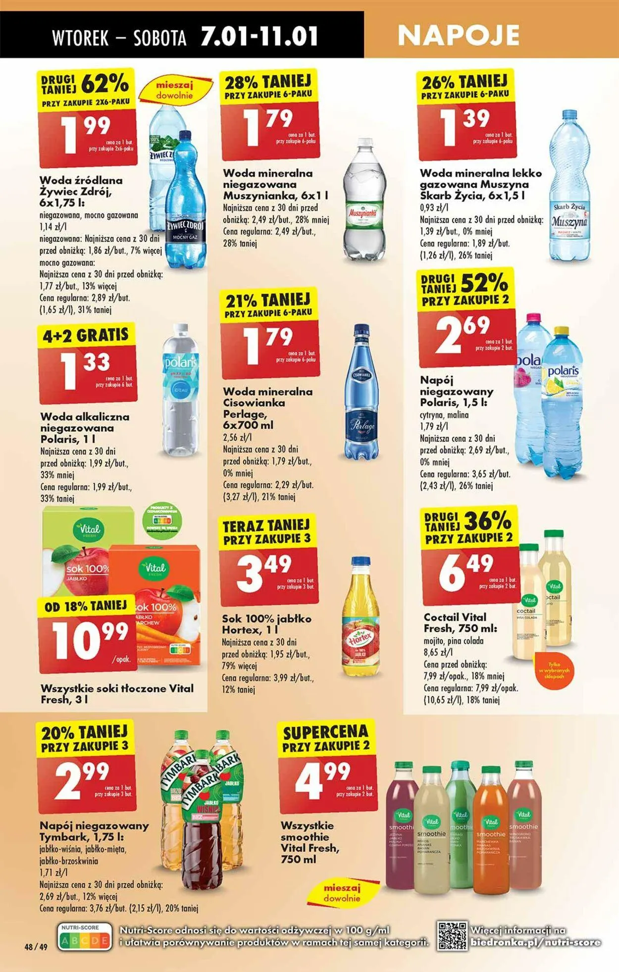 Gazetka Biedronka Aktualna gazetka od 7 stycznia do 14 stycznia 2025 - Strona 48