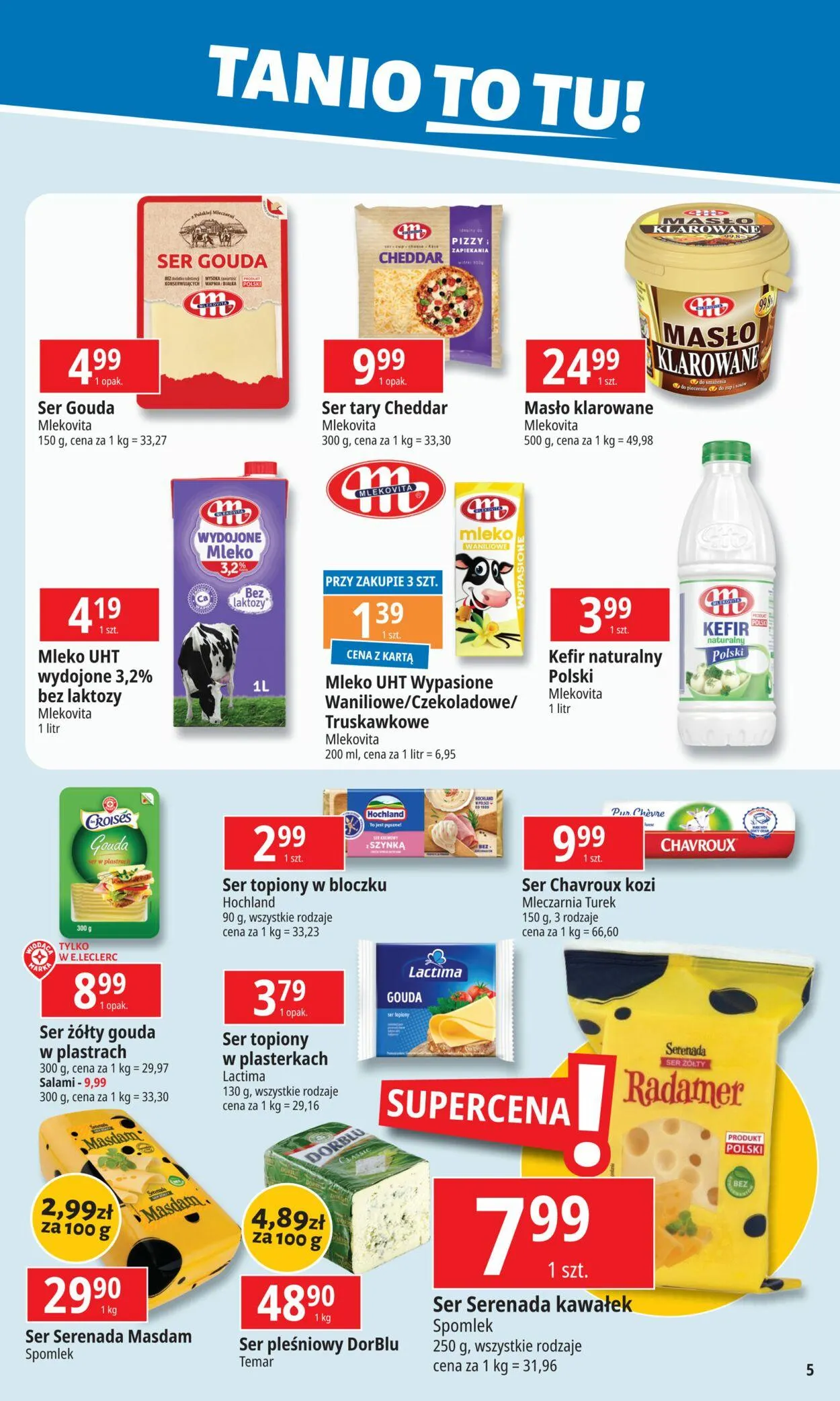 Gazetka E.Leclerc Aktualna gazetka od 14 kwietnia do 28 kwietnia 2025 - Strona 5