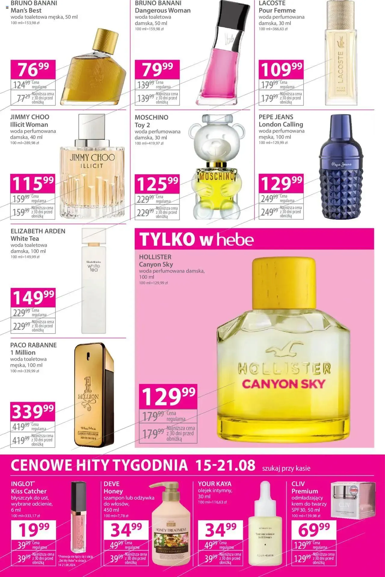 Gazetka Hebe Gazetka od 8 sierpnia do 21 sierpnia 2024 - Strona 3