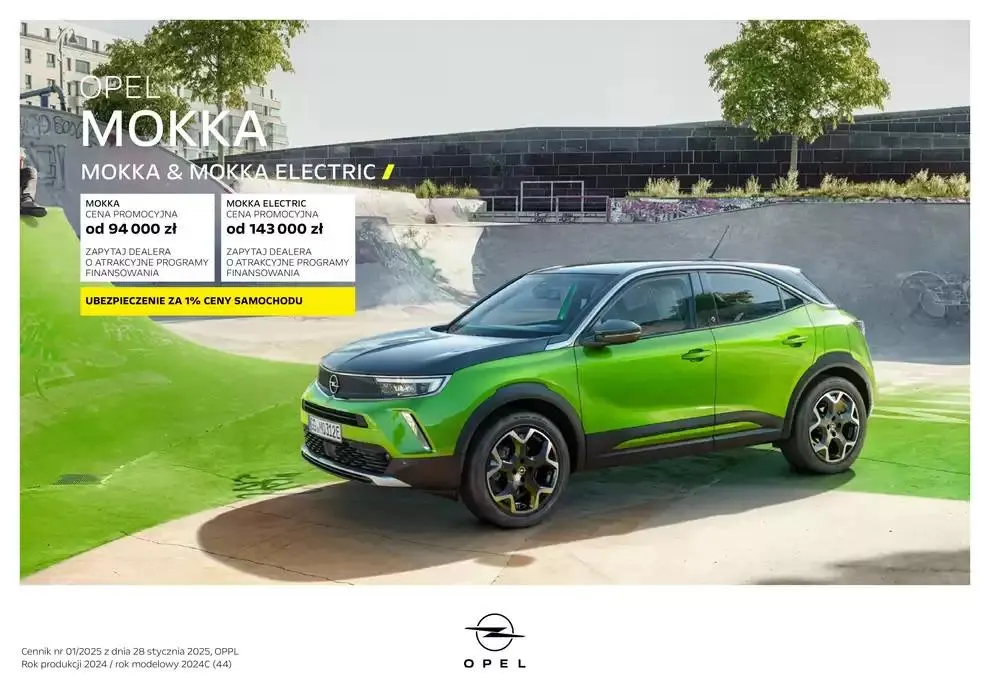Gazetka Opel Mokka  od 30 stycznia do 31 grudnia 2025 - Strona 1