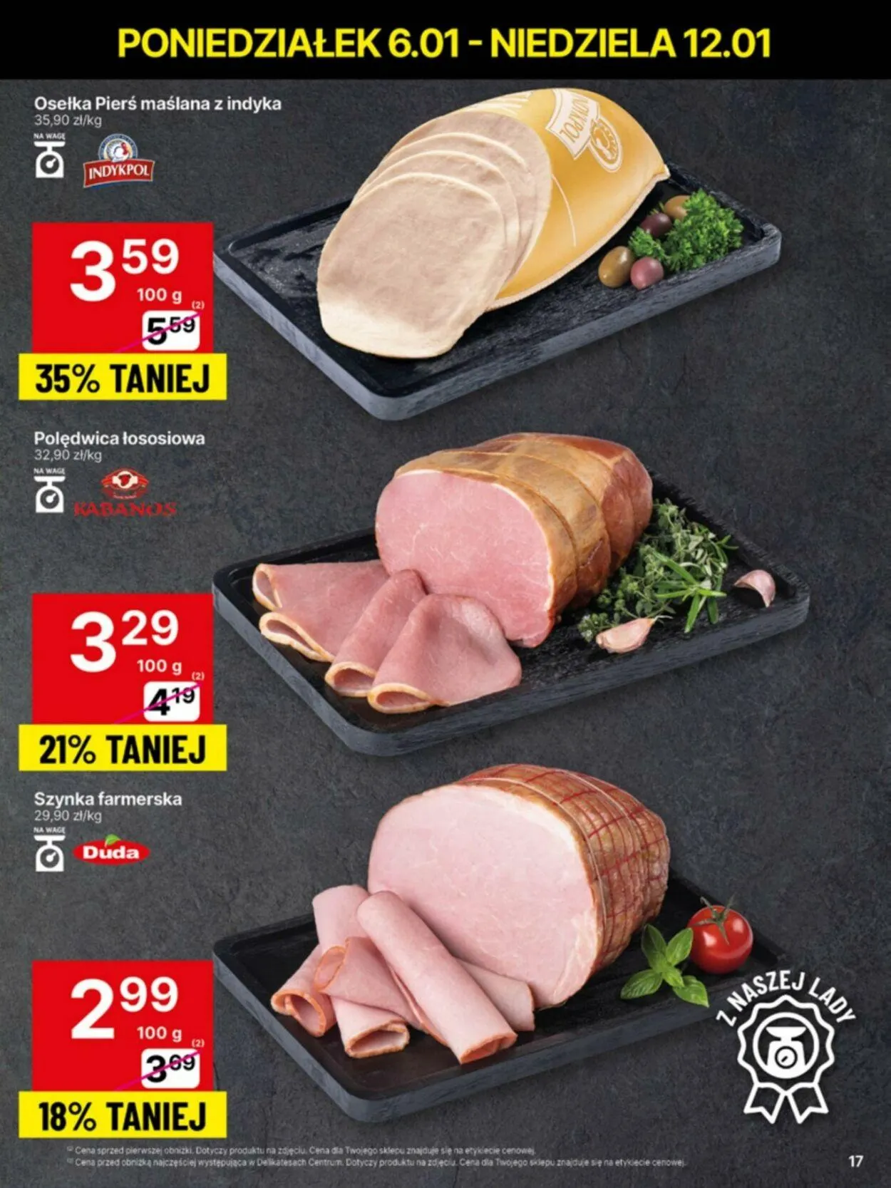 Gazetka Delikatesy Centrum Aktualna gazetka od 6 stycznia do 12 stycznia 2025 - Strona 17