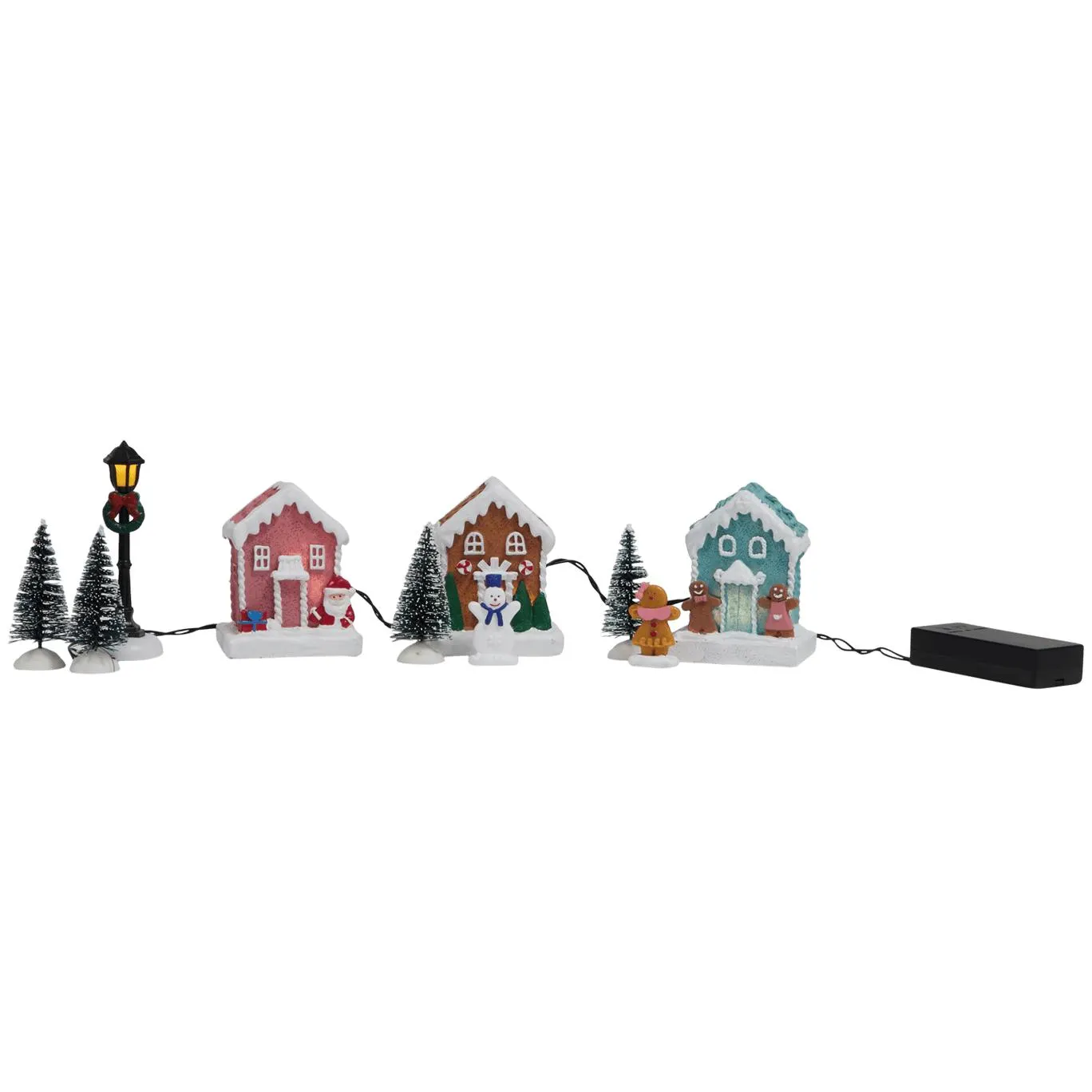 Świąteczna wioska z oświetleniem Magic Village