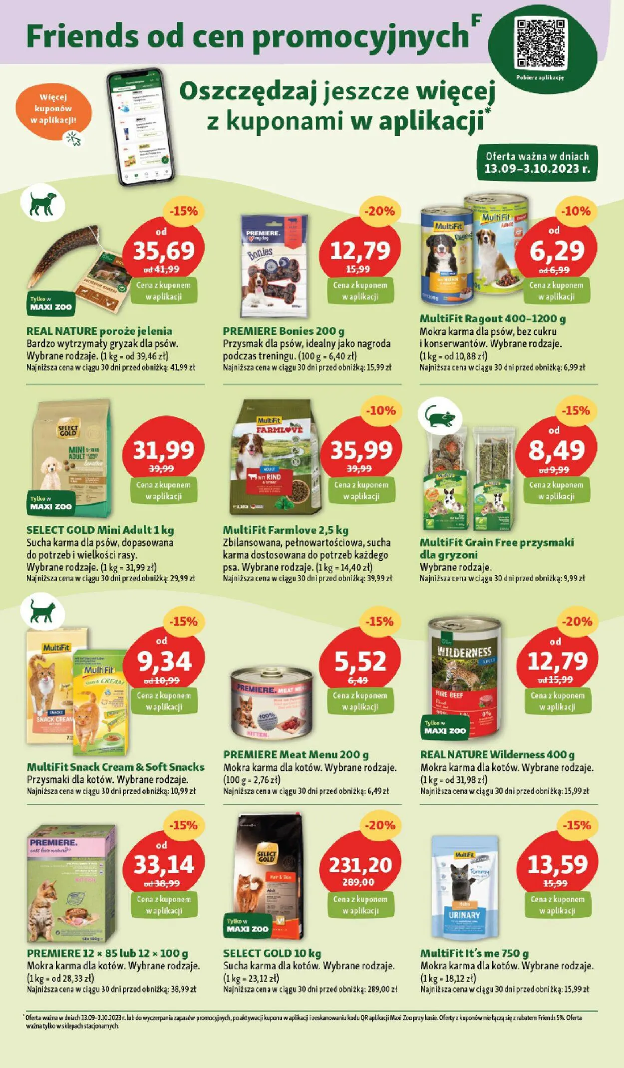 Gazetka Maxi Zoo Aktualna gazetka od 6 września do 3 października 2023 - Strona 11