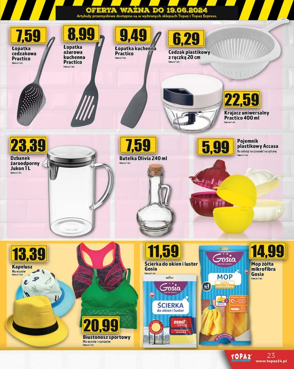 Gazetka Topaz Aktualna gazetka od 11 czerwca do 25 czerwca 2025 - Strona 23