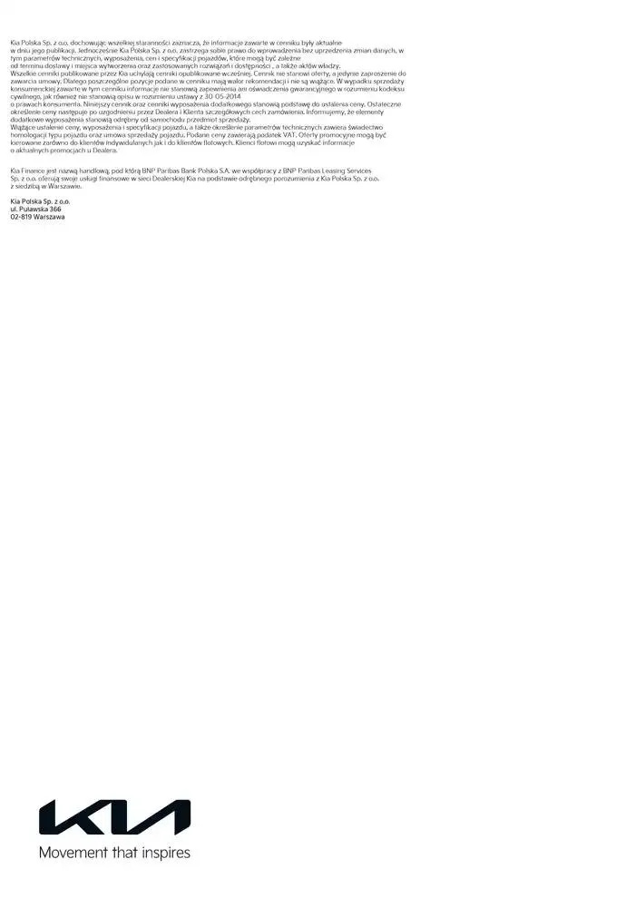 Gazetka Nowa Kia EV3 Cennik 2025  od 21 lutego do 31 grudnia 2025 - Strona 14