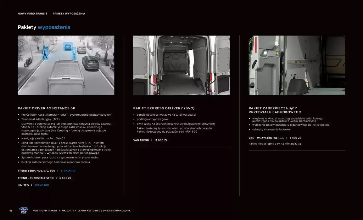 Gazetka FORD E-TRANSIT od 16 października do 16 października 2025 - Strona 10