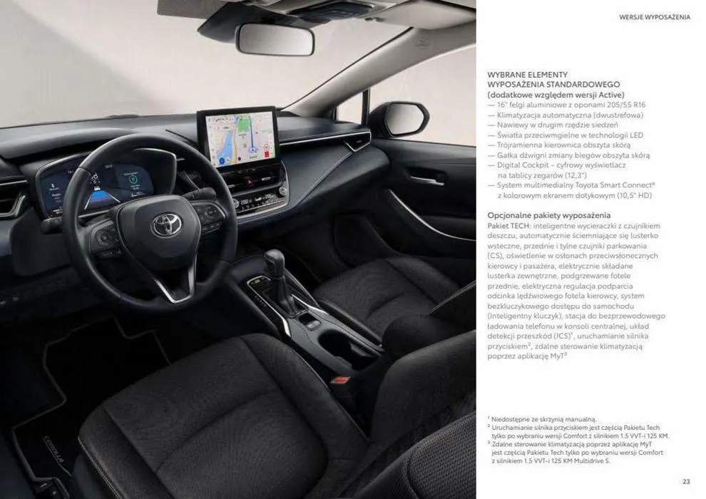 Gazetka Corolla Sedan 2023 od 22 maja do 22 maja 2024 - Strona 23