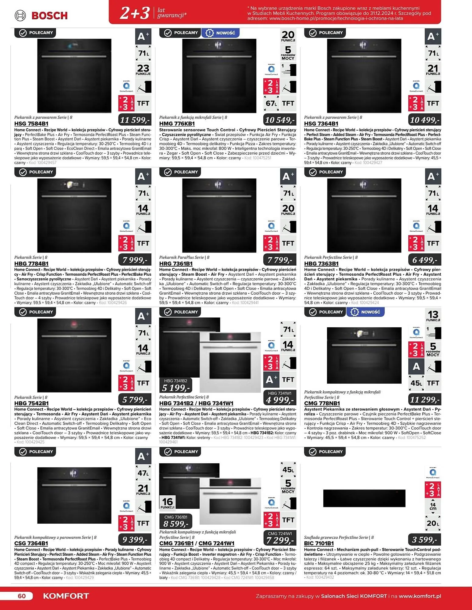 Gazetka Komfort gazetka od 11 września do 31 grudnia 2024 - Strona 60