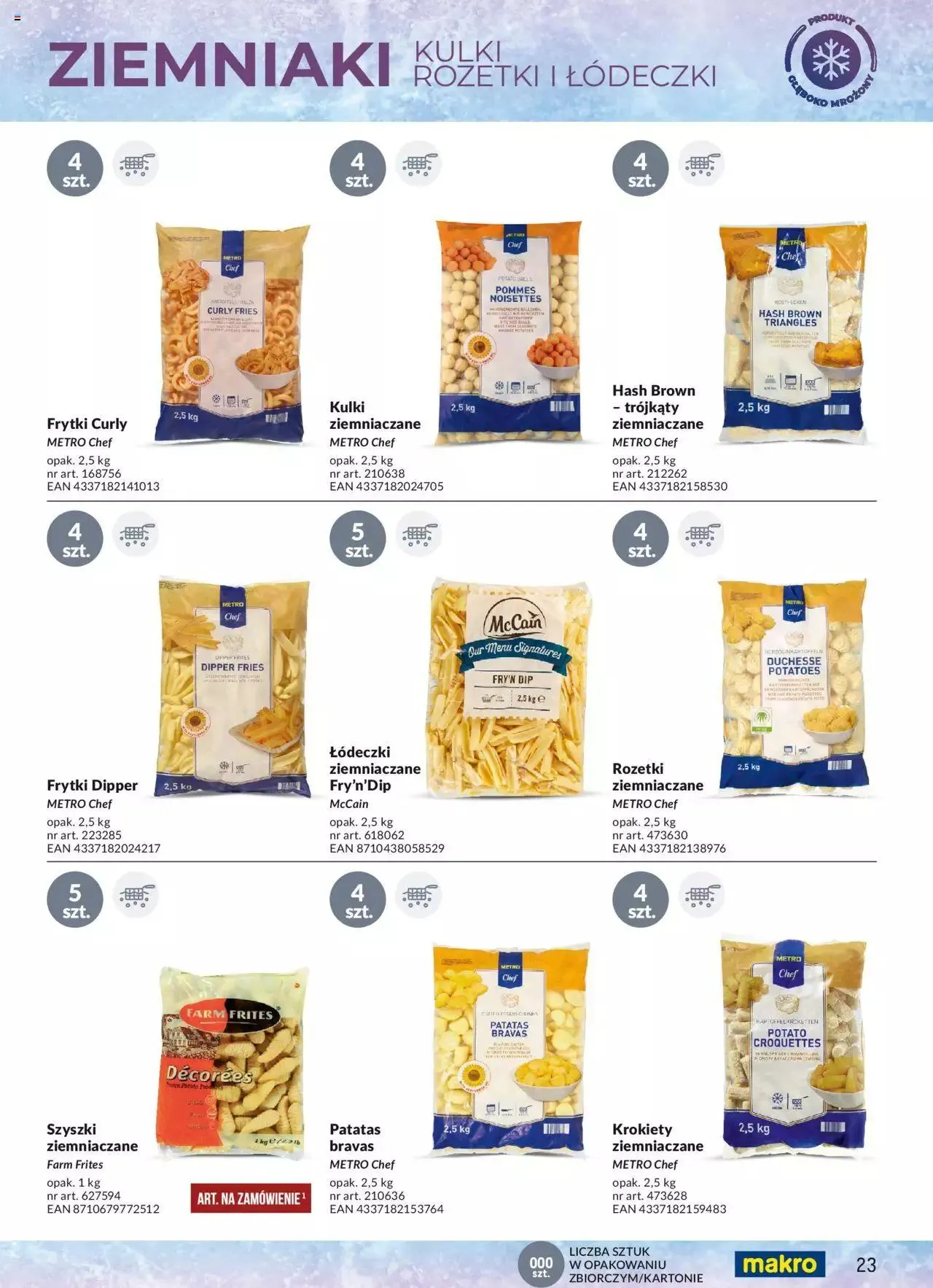 Gazetka Makro Gazetka - Mrożonki od 20 maja do 31 stycznia 2025 - Strona 23