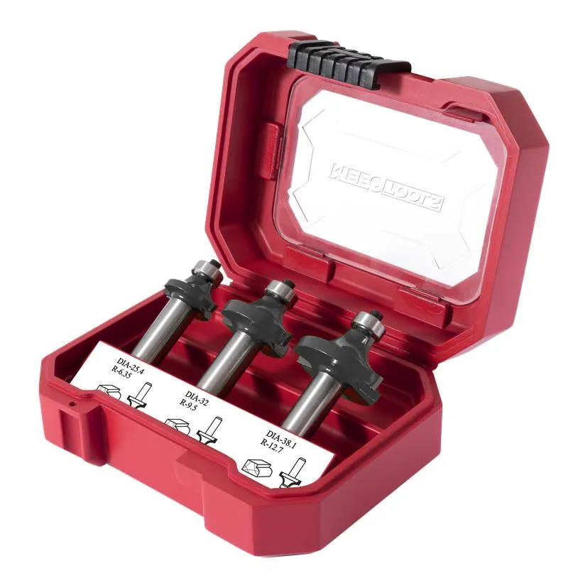 Zestaw frezów 3 części Ø12 mm