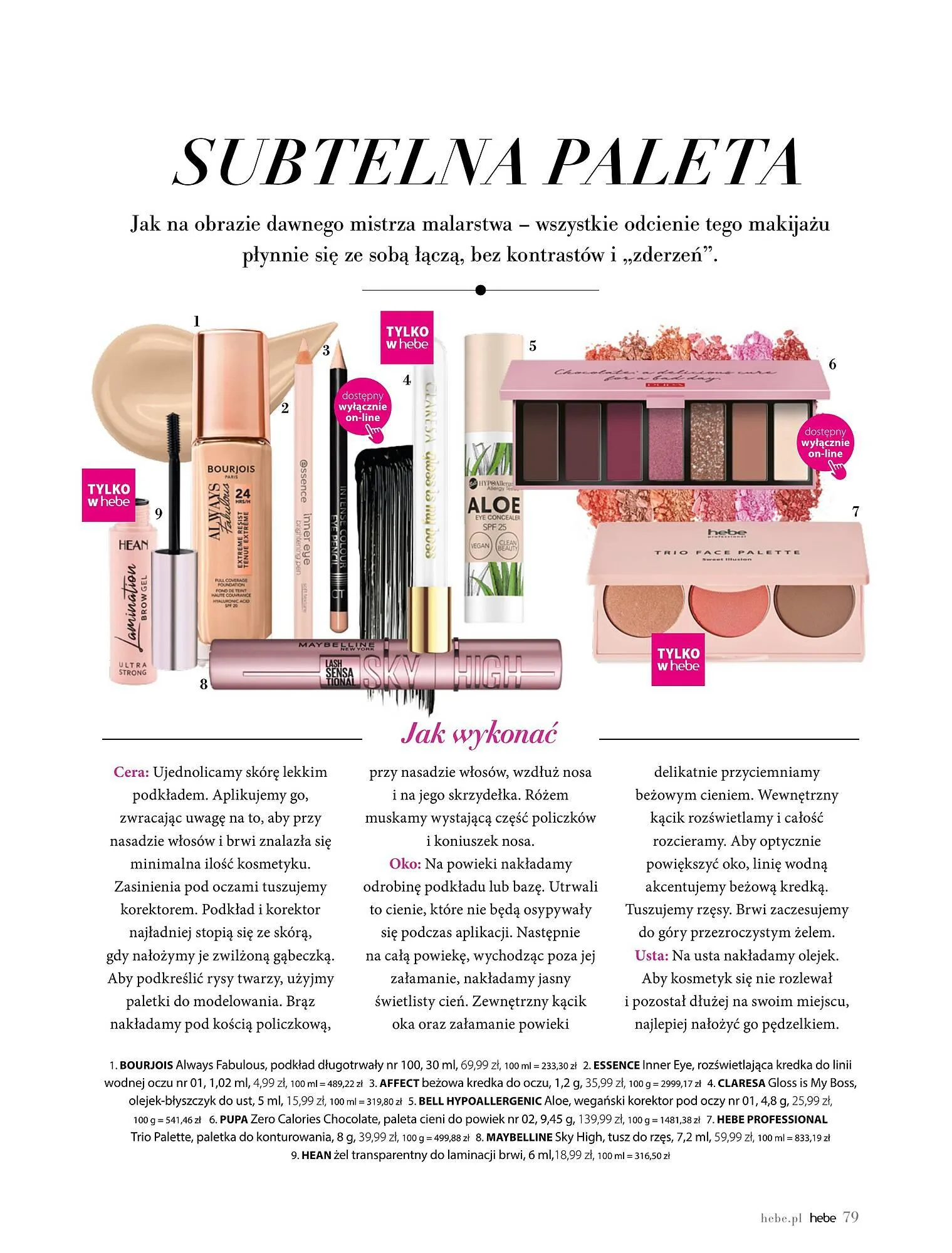 Gazetka Hebe gazetka od 1 marca do 30 kwietnia 2024 - Strona 79